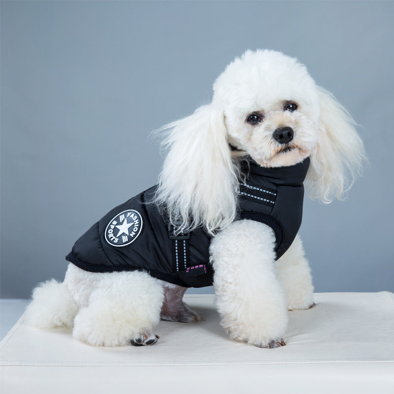 Cozy Paws Waterproof Winter Coat with Harness