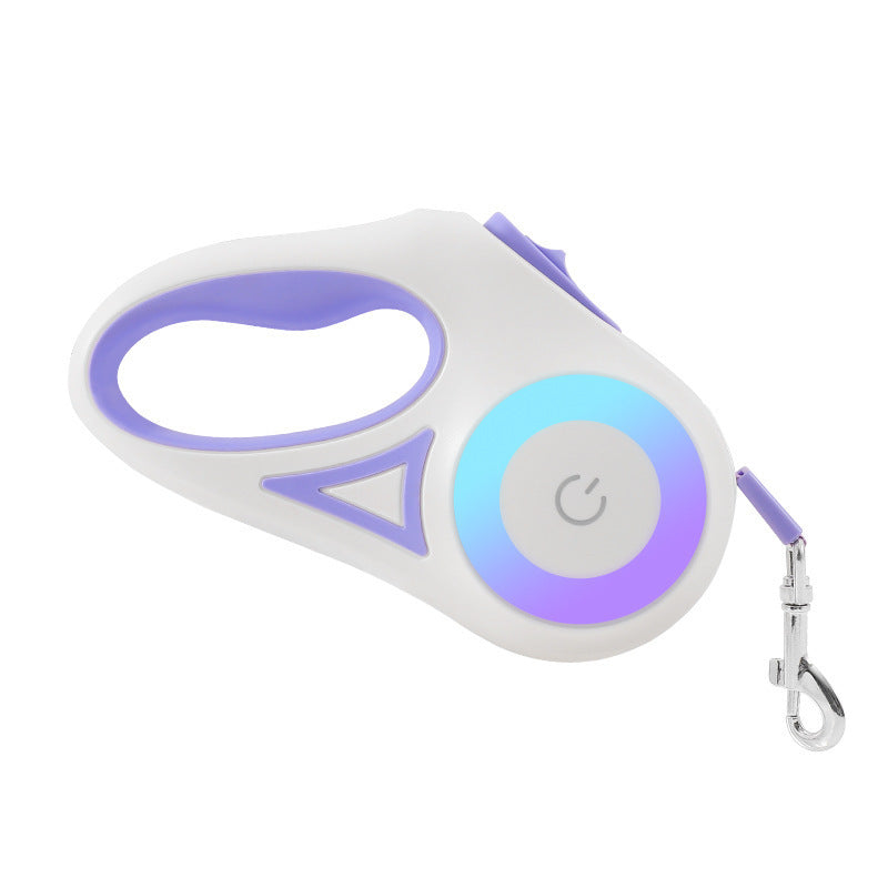 GlowPro Retractable Leash & Collar Set – Walk Safely, Shine Bright!