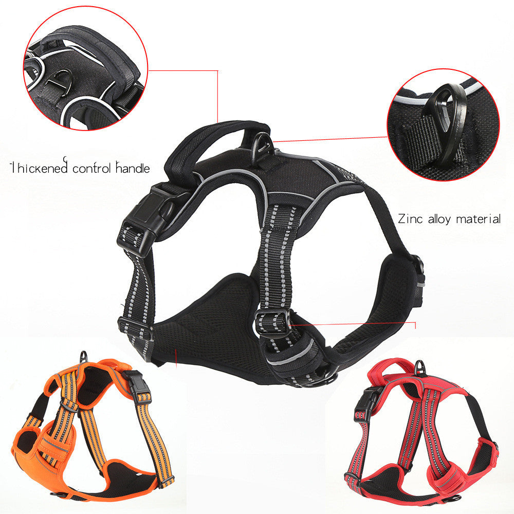 No-Pull Breathable Reflective Dog Harness Vest