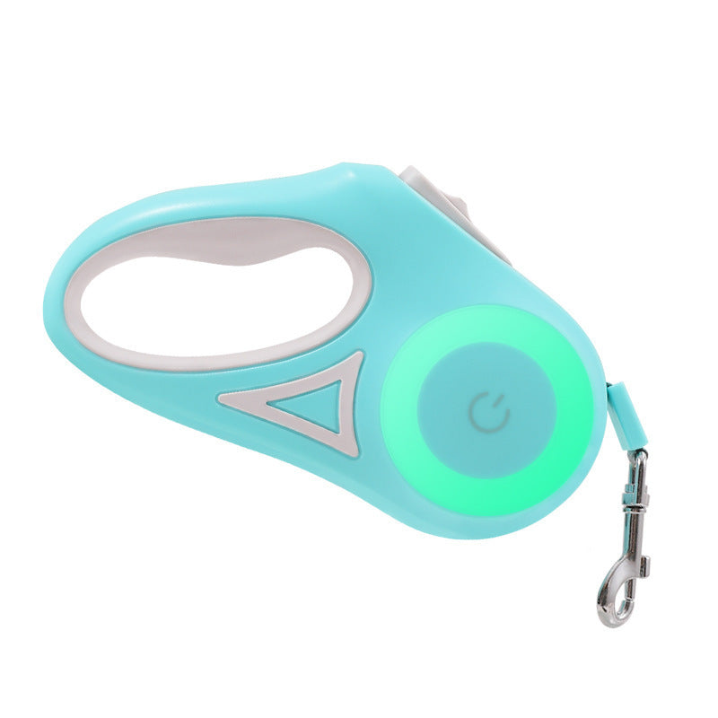 GlowPro Retractable Leash & Collar Set – Walk Safely, Shine Bright!